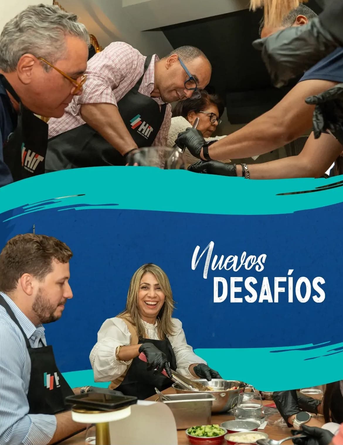 Participantes enfrentando nuevos retos culinarios con entusiasmo